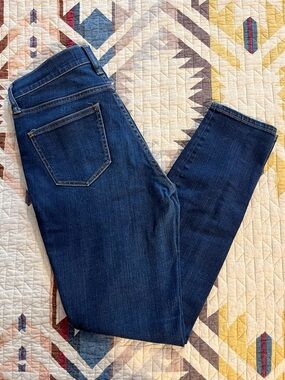 Madewell High Riser Skinny Jeans - Dark Blue